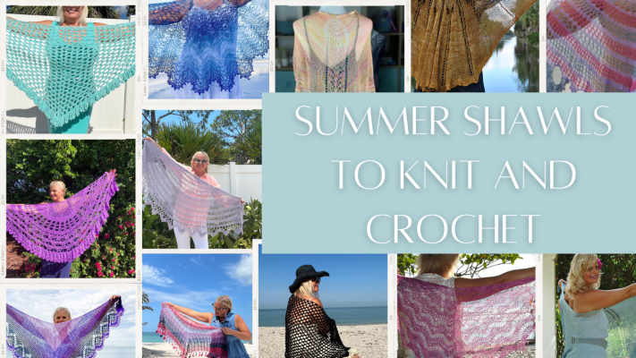 Knitting and Crocheting Summer Shawls