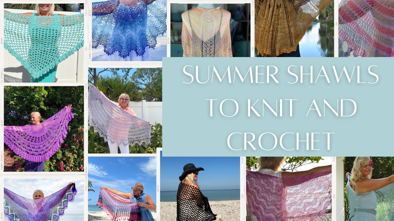 9 Shawls to Knit and Crochet: Pattern Book (Paperback)