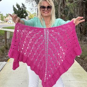 Aria Knit Shawl Pattern