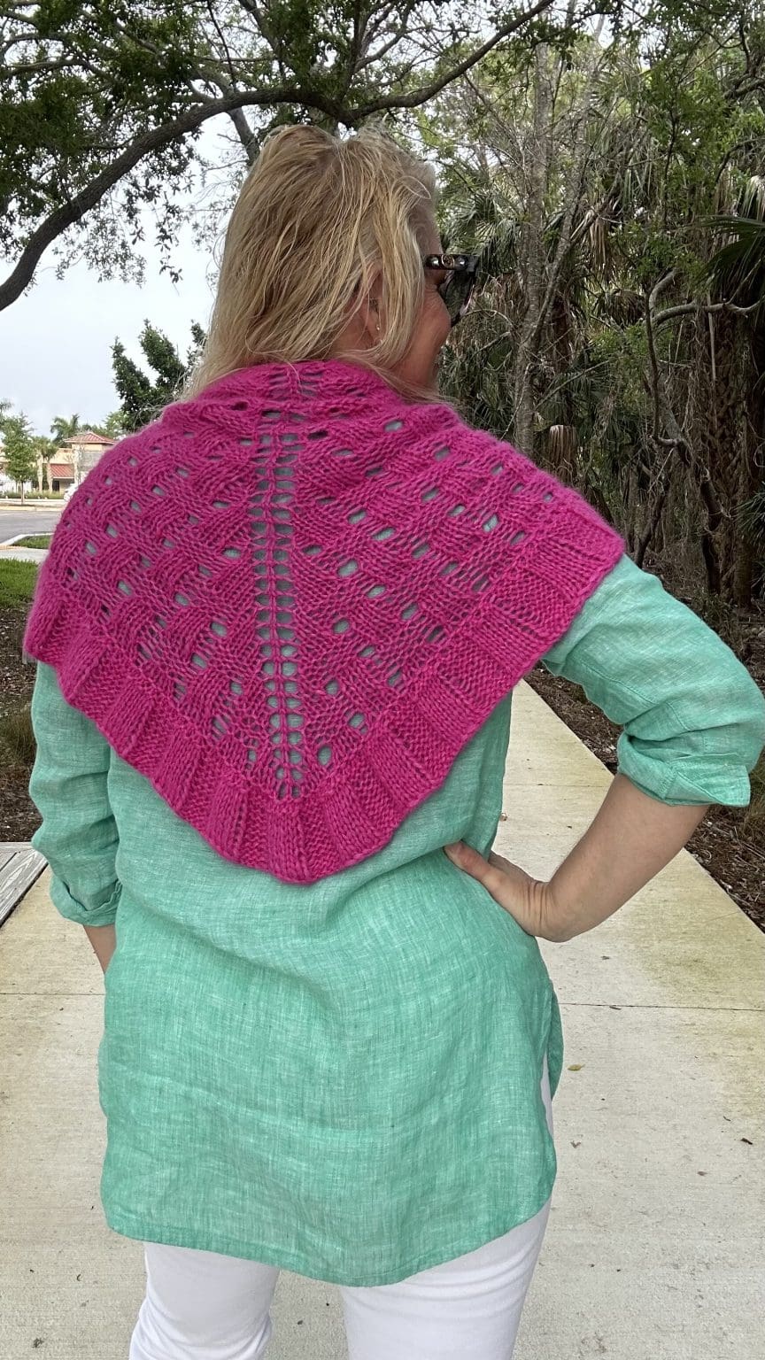 Aria Knit Shawl Pattern | Kristin Omdahl