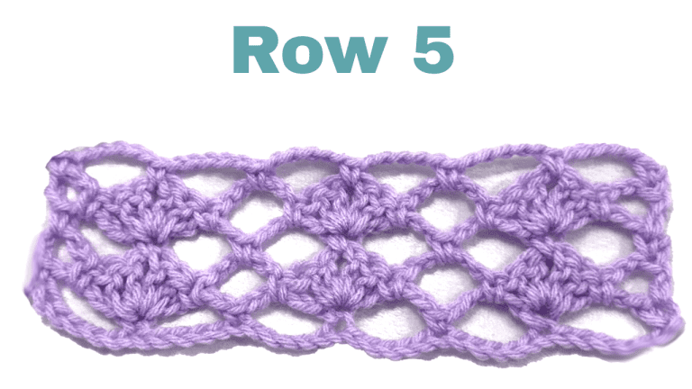 Mesh & Shell Crochet Stitch Pattern | Kristin Omdahl