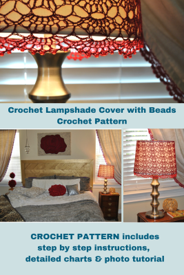 Sweet Clara Crochet Lampshade with Beads Pattern