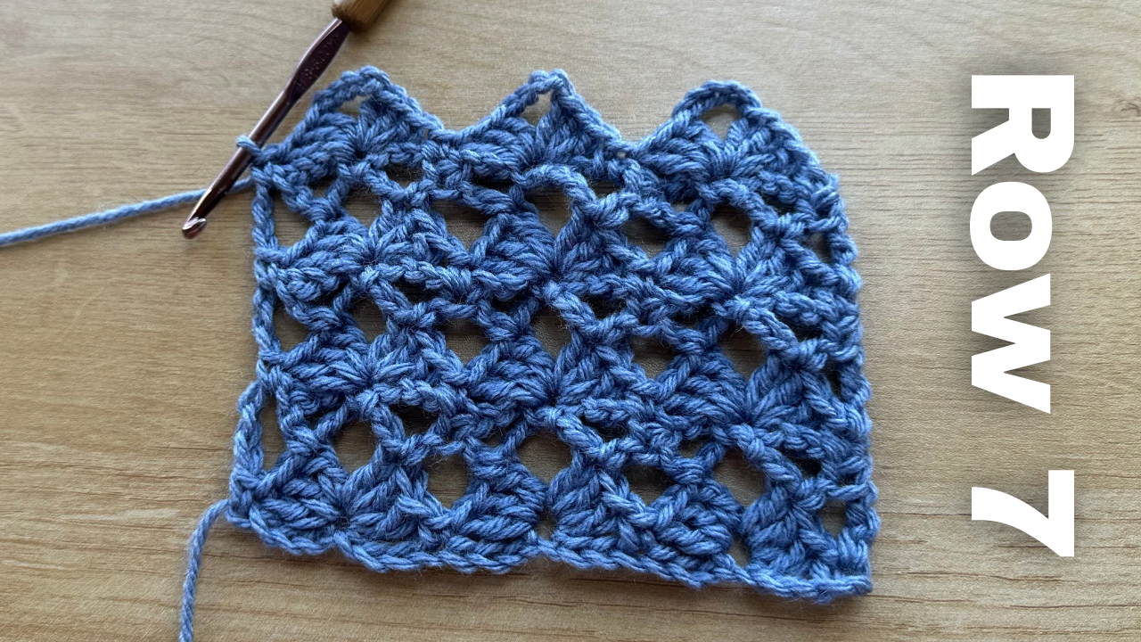 Easy Crochet 2 Row Repeat Stitch for Blankets | Kristin Omdahl