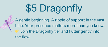 Patreon Kristin Omdahl Tier 1 Dragonfly Button