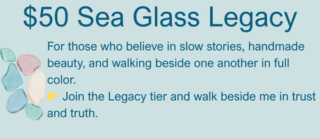 Kristin Omdahl Patreon Tier #4 Sea Glass Legacy Button