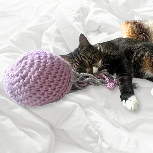 Bjorn’s Catnip Jellyfish Toy – Ad-Free PDF Crochet Pattern - Image 2