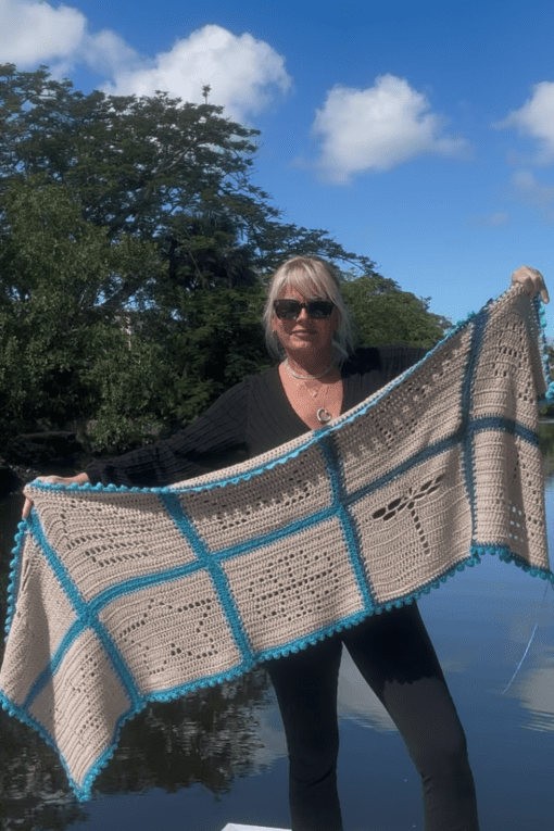Sea Glass Secrets Crochet Shawl Pattern (Ad-Free PDF Download) - Image 2