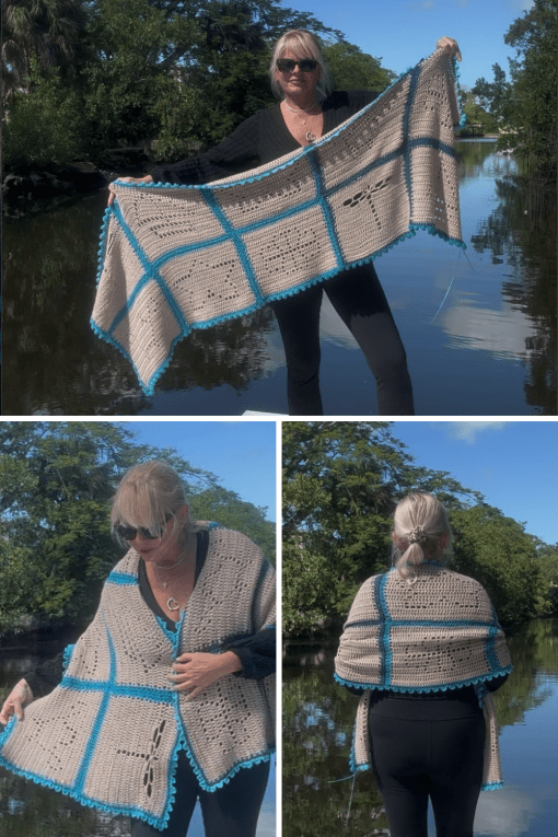 Sea Glass Secrets Crochet Shawl Pattern (Ad-Free PDF Download) - Image 3