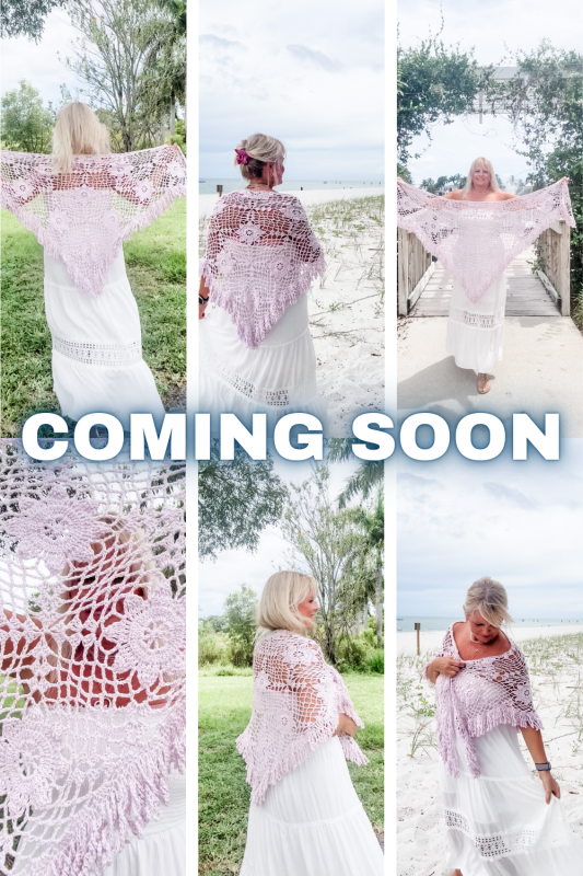 Tidal Whisper Crochet Shawl Pattern