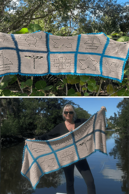 Sea Glass Secrets Crochet Shawl Pattern (Ad-Free PDF Download) - Image 5