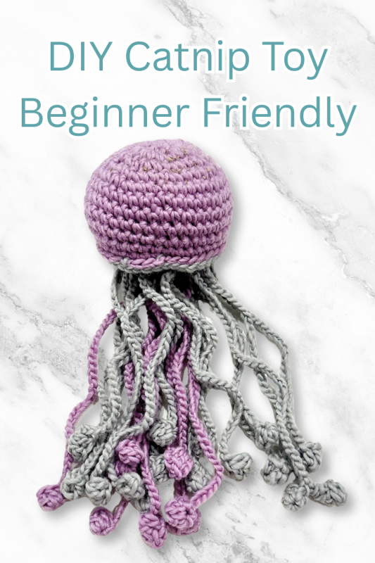 Bjorn's Catnip Toy Jellyfish Free Crochet Pattern