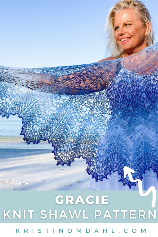 Gracie Knit Shawl Pattern
