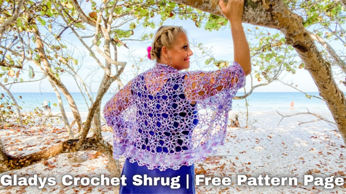 Gladys Crochet Shrug Free Pattern Page by Kristin Omdahl