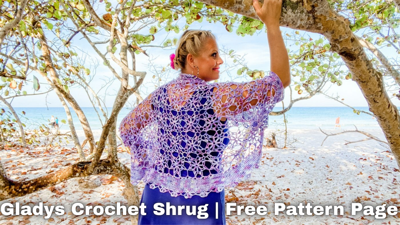 Gladys Crochet Shrug Free Pattern Page by Kristin Omdahl