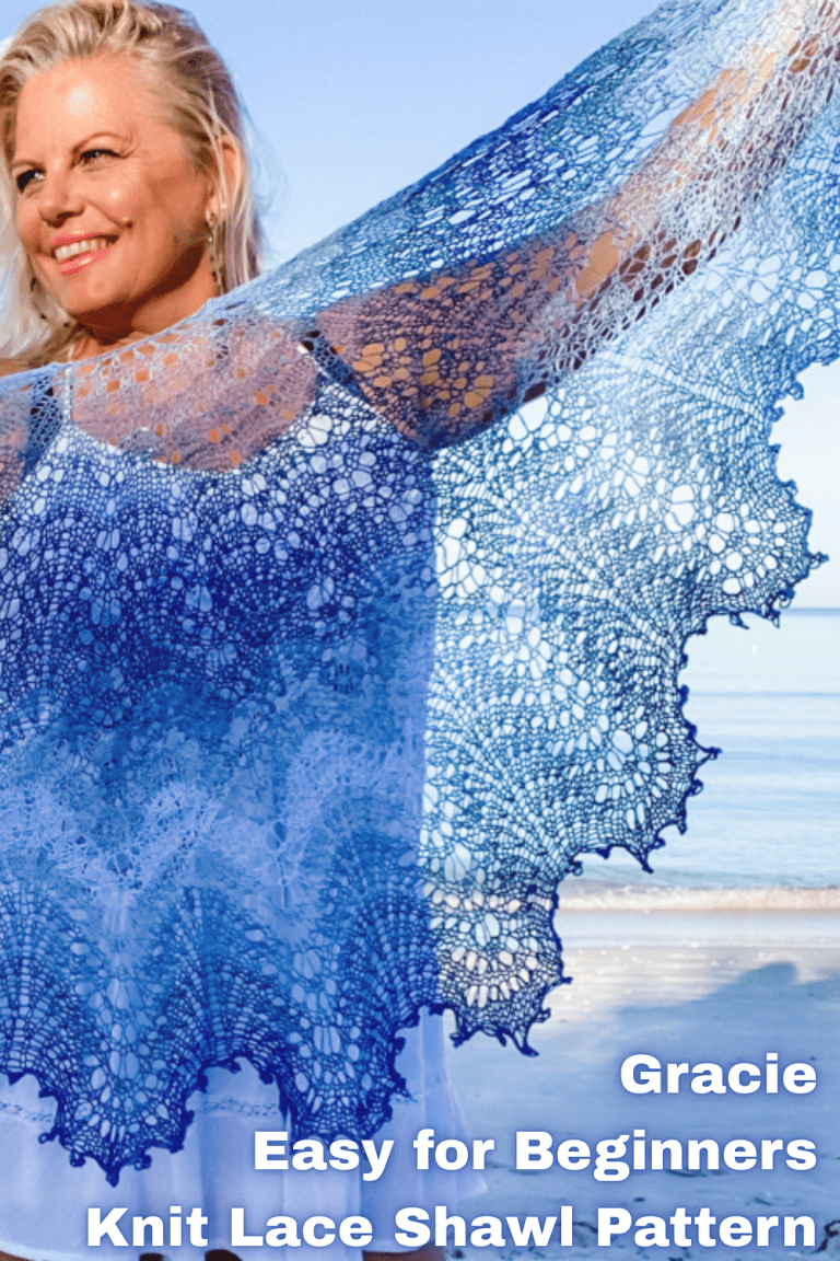 Gracie Free Knit Shawl Pattern
