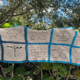 Sea Glass Secrets Crochet Shawl Pattern (Ad-Free PDF Download)