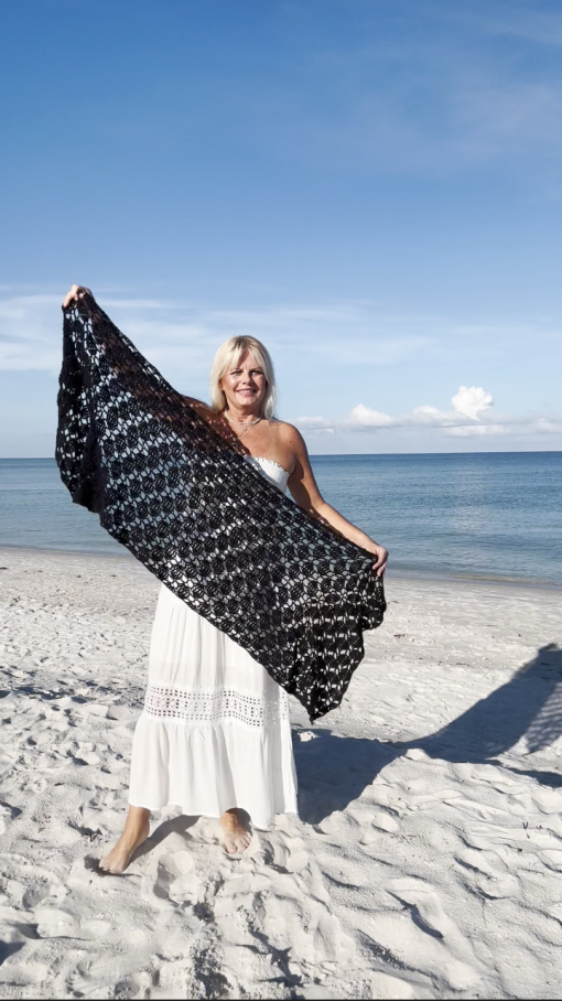 Velvet Wake Wrap | Ad-Free PDF Crochet Pattern - Image 3
