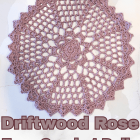 Driftwood Rose Doily | Ad-free PDF Crochet Pattern