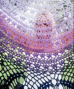 Alternative view of Moonstone Tide Crochet Shawl | Ad-FREE PDF Crochet Pattern
