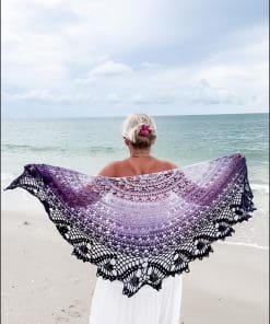 Moonstone Tide Crochet Shawl Pattern