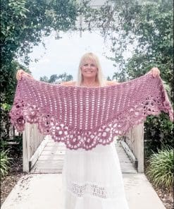 Seafarer's Song Shawlette | Ad-Free PDF Crochet Pattern