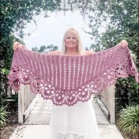 Seafarer's Song Shawlette | Ad-Free PDF Crochet Pattern