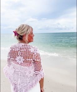 Tidal Whisper Shawl | Ad-Free PDF Crochet Pattern