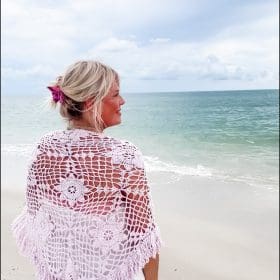 Tidal Whisper Shawl | Ad-Free PDF Crochet Pattern