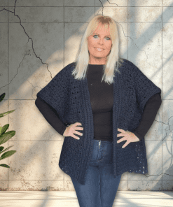 Bioluminescence Bloom Ruana | Ad-free PDF Pattern