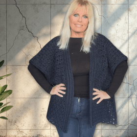 Bioluminescence Bloom Ruana | Ad-free PDF Pattern
